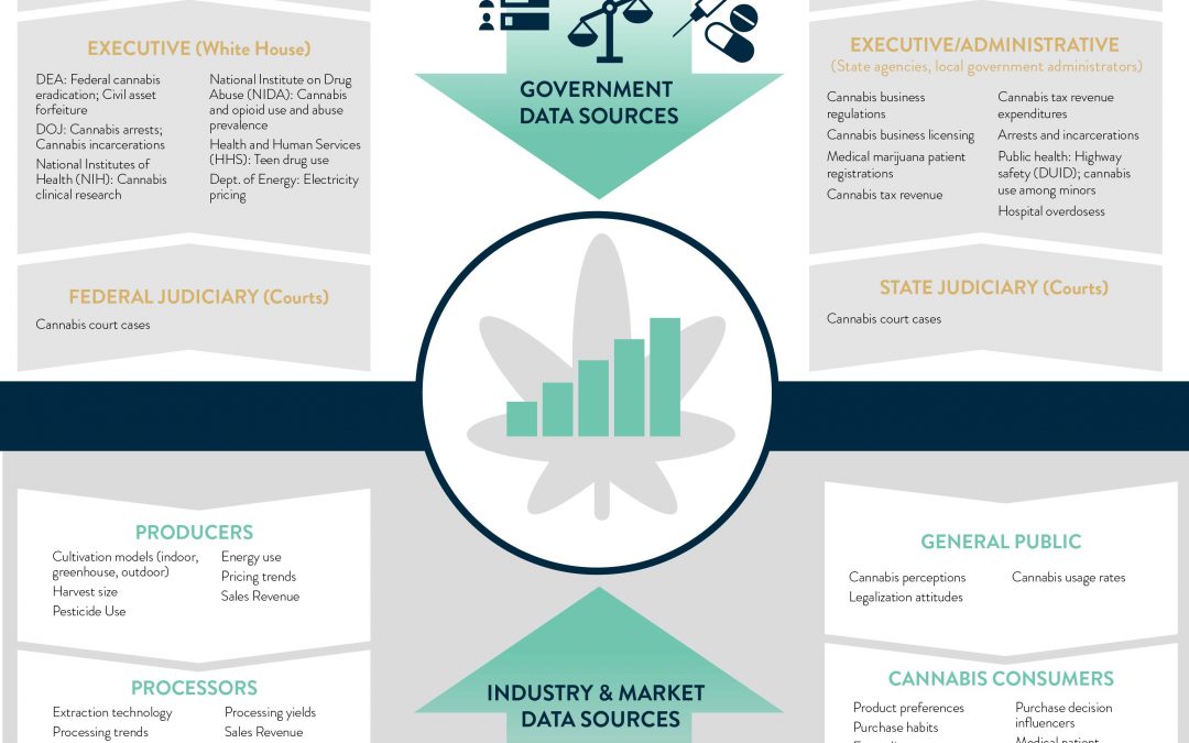 New Frontier Data Infographic – The Input & Output of Cannabis Analytics