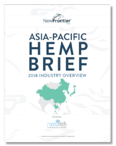 New Frontier Data Publish Hemp Asia Pacific Report