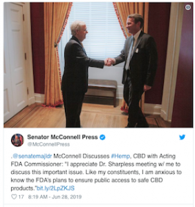 Mitch McConnell Wants FDA To Pick Up The Pace On CBD Rules & Regs