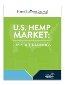 New Frontier Publish: The U.S. Hemp Market: 2019 State Rankings Report