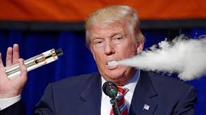 Trump, “A lot of people think vaping is wonderful, it’s great. It’s really not wonderful.”