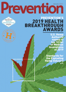 US Hemp Authority Wins Gong From Health Magazine 'Prevention"
