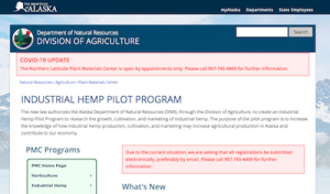 Alaska’s hemp industry set to go live through online-only registrations