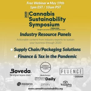 Cannabis Sustainability Symposium Webinar