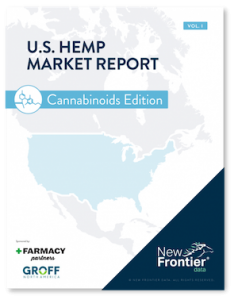 New Frontier Data - New Publication: U.S. Hemp Market Report: Cannabinoids Edition, Volume 1