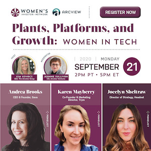 Women In Tech - Cannabis: Plants, Platforms and Growth