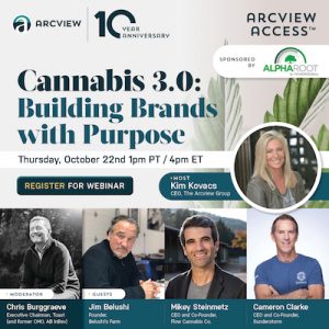 Topic Arcview Access™ - Cannabis 3.0: Building Brands with Purpose