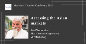 Online Medical Cannabis Conference: Accessing the Asian markets 3:00pm - 3:30pm, Nov 16