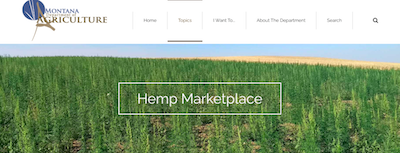 Montana Department of Agriculture Announces Hemp Marketplace