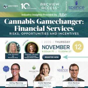 Arcview Access™ - CANNABIS GAMECHANGER: FINANCIAL SERVICES - Risks, Opportunities and Incentives