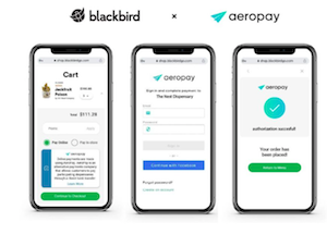 Blackbird and AeroPay Announce Strategic Partnership to Bring Cashless Payments to Cannabis Businesses for Online Ordering