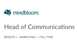 Mindbloom - Head of Communications