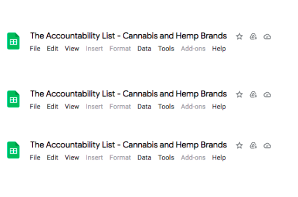 The Accountability List - Cannabis and Hemp Brands