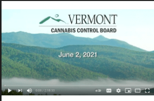 Vermont: Cannabis Control Board - June 2, 2021