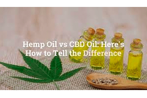 Are Hemp Oil And CBD Oil Different Products?