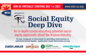 AZ: Event / Webinar : Arizona’s New Adult Use Law- Proposition 207 adopted a Social Equity Ownership Program (SEOP), which is designed to issue licenses to entities whose owners are “from communities disproportionately impacted by the enforcement of previous marijuana laws.”