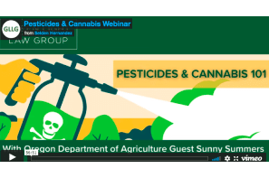 Webinar - Green Light Law Group - Pesticides & Cannabis