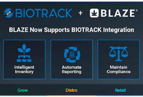 BLAZE Announces Integration with BioTrack