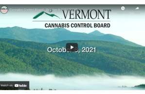 Vermont: Cannabis Control Board - October 8, 2021 [CCB]