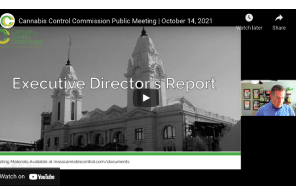 Massachusetts: Cannabis Control Commission Public Meeting | October 14, 2021