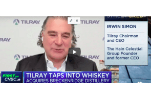 Really !!!!  Tilray CEO: There's a potential to grow the business by infusing whiskey with cannabis
