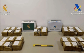 COUPLE CAUGHT WITH 30 KILOS OF HASHISH ON THEIR WAY TO TENERIFE BY FERRY