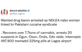 Nigeria: NDLEA Seizes 273 Bags of Cannabis From a Couple in Ogun