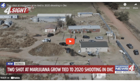 Two shot at marijuana grow tied to 2020 shooting in Okc