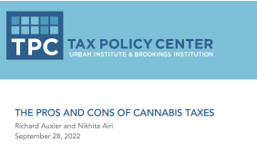 Report: The Pros and Cons of Cannabis Taxes