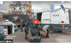 Video: Spanish Police Bust Freighter Carrying  4,500 Kilos Of Cocaine
