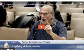 Former Governor Jesse Ventura’s Minnesota senate testimony in support of legalizing cannabis [FULL]