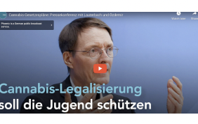 Germany: Cannabis-Gesetzespläne: Pressekonferenz mit Lauterbach und Özdemir