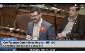 MN: House debates cannabis legalization bill, HF100 5/18/23
