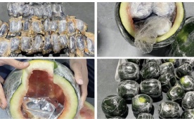 Hashish stuffed inside watermelons seized by Qatar Customs
