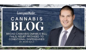 BROAD CANNABIS OMNIBUS BILL FAILS; RELIEF PROVIDED TO CONDITIONAL DISPENSARIES