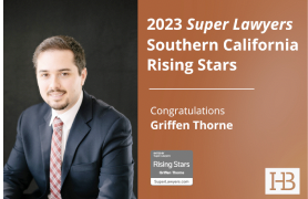 Press Release: Griffen Thorne Named a California Rising Star