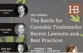 FREE Webinar September 21st: Cannabis Trademarks and Litigation