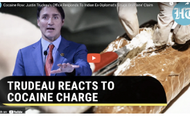 Cocaine Row: Justin Trudeau's Office Responds To Indian Ex-Diplomat's 'Drugs On Plane' Claim