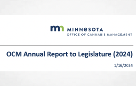 Minnesota Office of Cannabis Management Publishes Annual Report For State Legislature