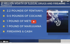 Ohio drug bust leads to over $1 million in drugs and firearms