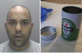UK: Tooting drug dealer hid cocaine stash in fake beer can