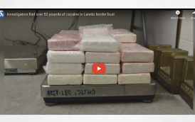 Investigators find over 52 pounds of cocaine in Laredo border bust
