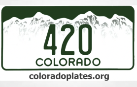 Some people have too much money.... Colorado auctioning cannabis-themed license plates like GRASS, 420, HASHISH