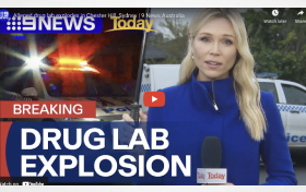 Australia: Alleged drug lab explodes in Chester Hill, Sydney | 9 News Australia
