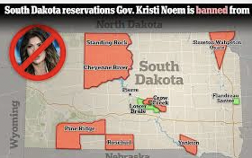 South Dakota Tribes Ban Gov. Kristi Noem After She Says They Cater to Drug Cartels