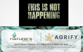 Press Release: Agrify Corporation Mutually Agrees to Terminate Plan to Merge with Nature’s Miracle