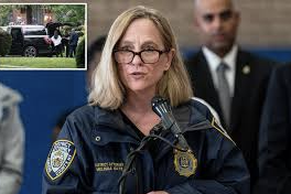 Queens District Attorney Melinda Katz announced the takedown of an illegal cannabis dispensary operating out of a converted school bus in Sunnyside.