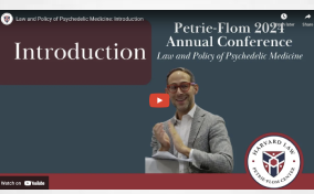 Video: Law and Policy of Psychedelic Medicine: Introduction  - Petrie-Flom Center