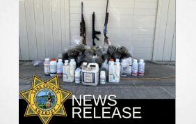 Lake County Sheriff’s Office Press Release: Illegal Marijuana Cultivation Pollutes Breeding Grounds for Endangered Fish, Lake County Trio Arrested