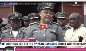 Nigeria KLT Customs Intercepts 52.25KG Cannabis Indica Worth N256Million - Shipped From Canada